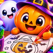 Easy Halloween Coloring Quest
