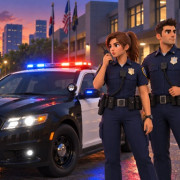 Police Car Chase Prison Escape Game